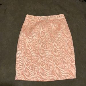 Orange Calvin Klein skirt